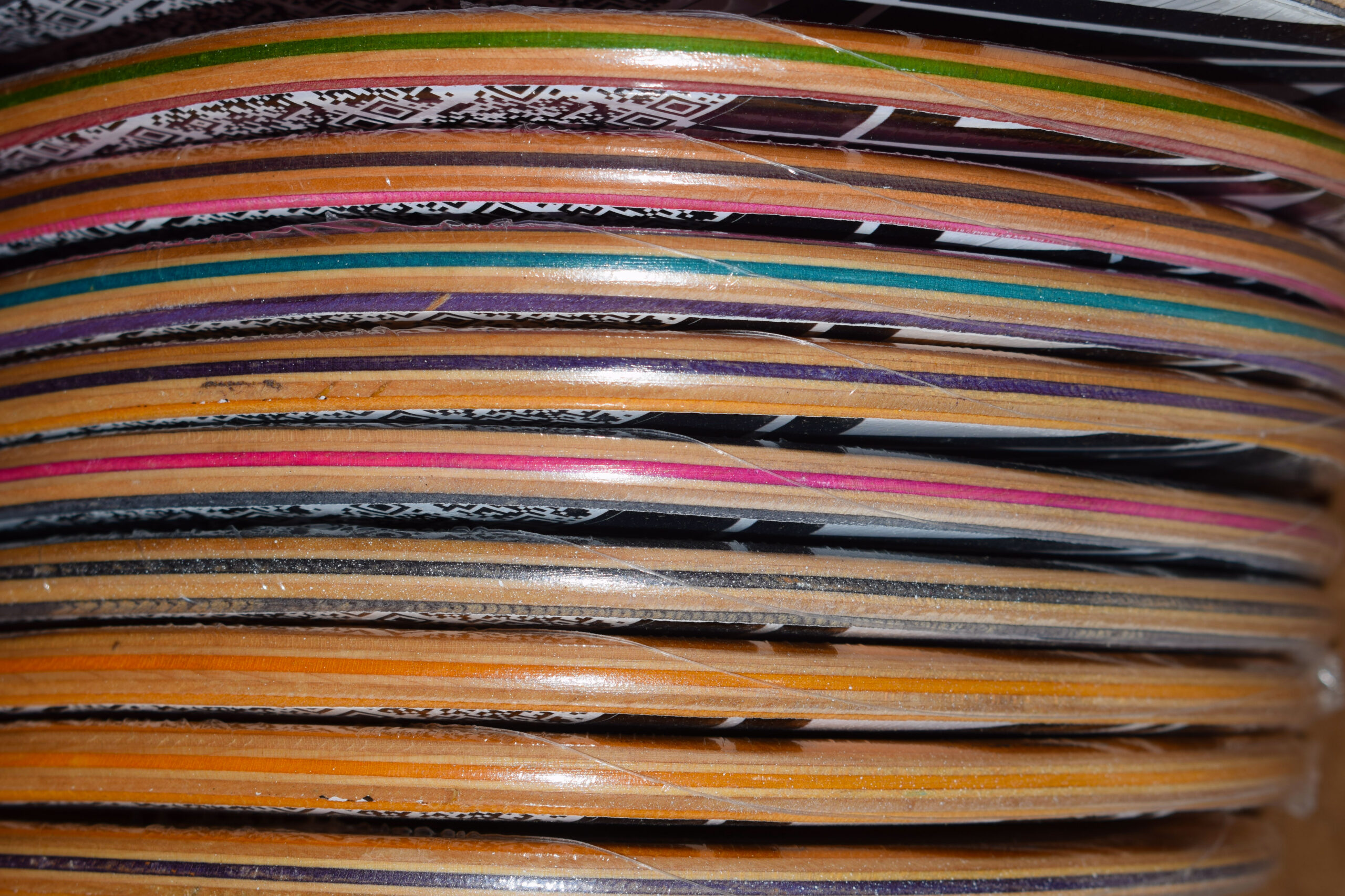 Colored CENTER and TOP ply